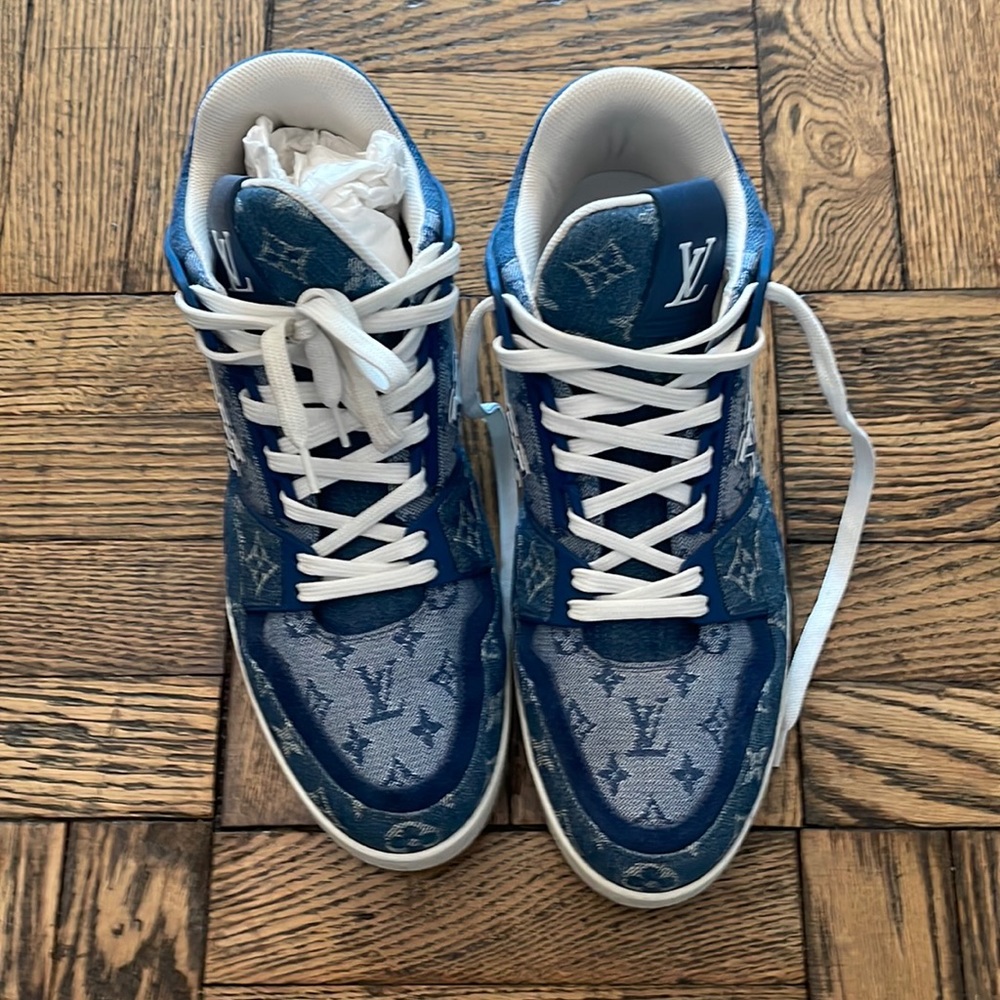 Louis Vuitton Denim Sneaker Size UK 8 US 9